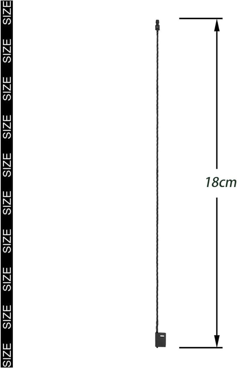 Bukela Hang Tag String Nylon Snap Lock Pin Loop Fastener Hook Ties Easy and Fast to Attach for Clothing Crafting,Price Tags and DIY (Black, 18cm-1000pcs) - Image 2